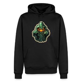 Ghost Lover Cartoon Style Halloween Ghost Spooky - Männer Premium Bio Hoodie - Schwarz - Vorne - Nico (187cm)