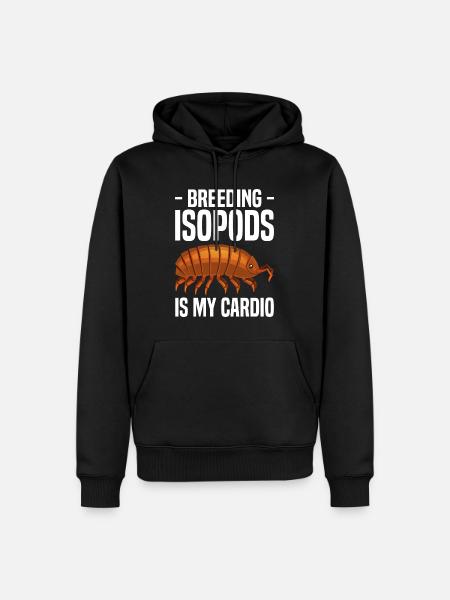 Isopoden - Männer Premium Bio Hoodie - Schwarz