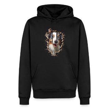 Australian Shepherd Owner - Perfect Aussie - Männer Premium Bio Hoodie - Schwarz - Vorne - Nico (187cm)