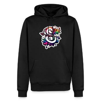 Zodiac: Schütze - Männer Premium Bio Hoodie - Schwarz - Vorne - Nico (187cm)