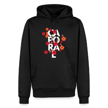 Le CAPORAL - Sweat à capuche Premium bio Homme - noir - Devant - Nico (187cm)