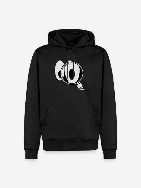 Smiley CSI - Men’s Premium Organic Hoodie - black