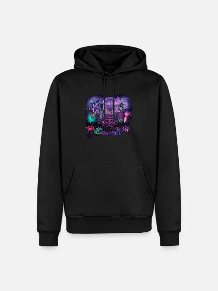 Aum - Men’s Premium Organic Hoodie - black