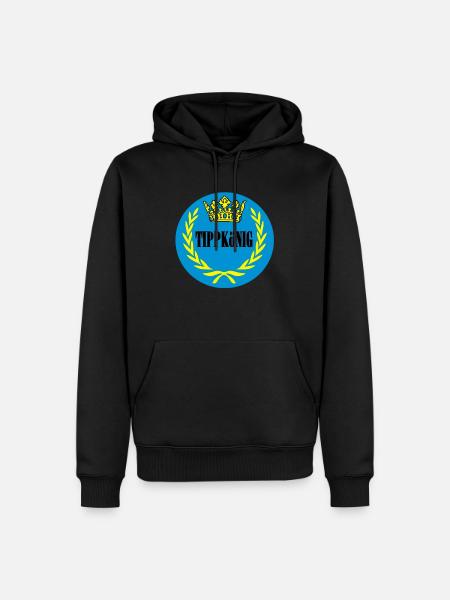 tippkoenig - Männer Premium Bio Hoodie - Schwarz