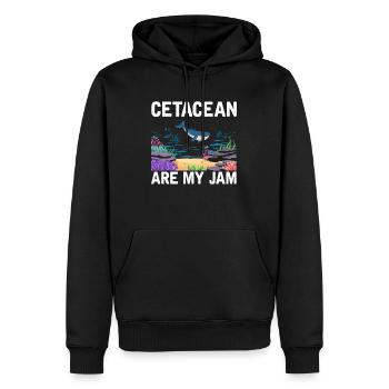 Zooologist Marine Biologist Marine Biology - Men’s Premium Organic Hoodie - black - Front - Nico (187cm)