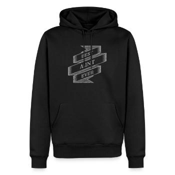best aunt ever - Männer Premium Bio Hoodie - Schwarz - Vorne - Nico (187cm)