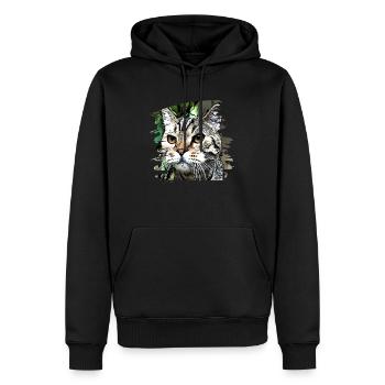 Süsse bkh - Männer Premium Bio Hoodie - Schwarz - Vorne - Nico (187cm)