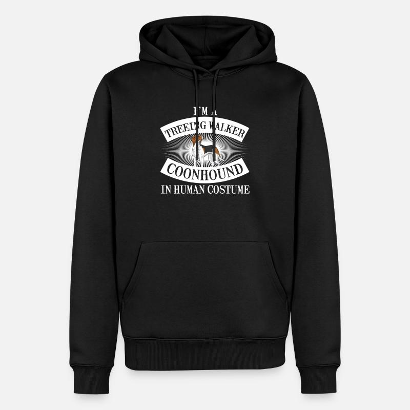 Arboriculture Walker Coonhound - Sweat à capuche Premium bio Homme - noir
