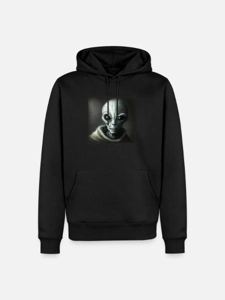 Alien - Men’s Premium Organic Hoodie - black