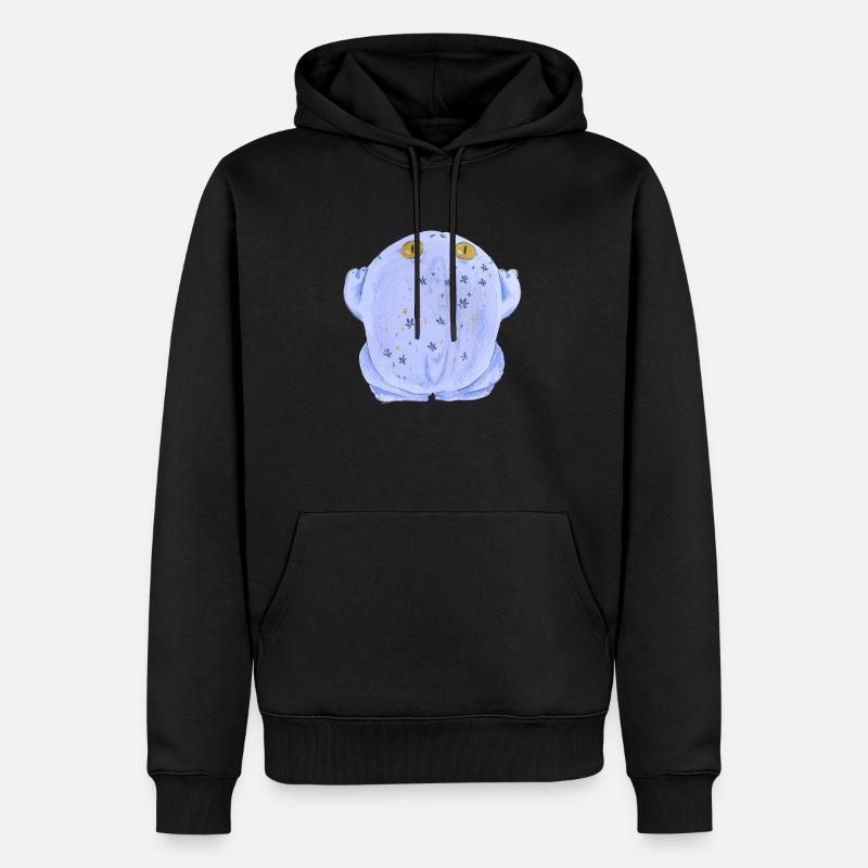 Frog toad in pastel - Men’s Premium Organic Hoodie - black