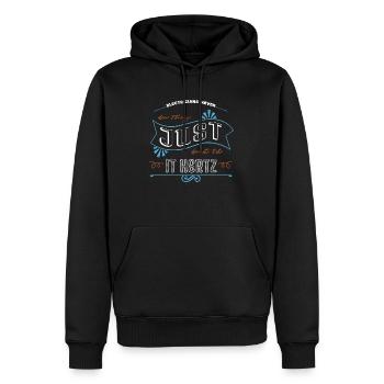 electricians geek quote electrical electrician - Männer Premium Bio Hoodie - Schwarz - Vorne - Nico (187cm)