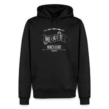 fun funny happy authors bicycle literary gift - Men’s Premium Organic Hoodie - black - Front - Nico (187cm)