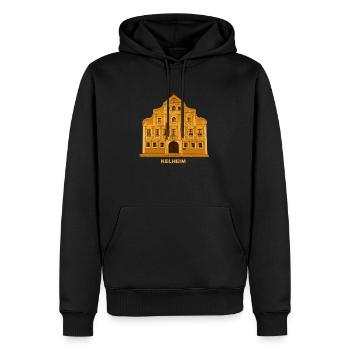 Hôtel de ville de Kelheim Basse-Bavière Salle de libération - Sweat à capuche Premium bio Homme - noir - Devant - Nico (187cm)