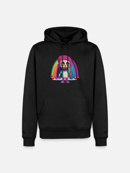Pride Zombie 07 - Männer Premium Bio Hoodie - Schwarz