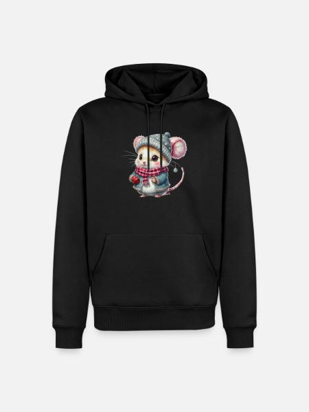 Noël - Sweat à capuche Premium bio Homme - noir