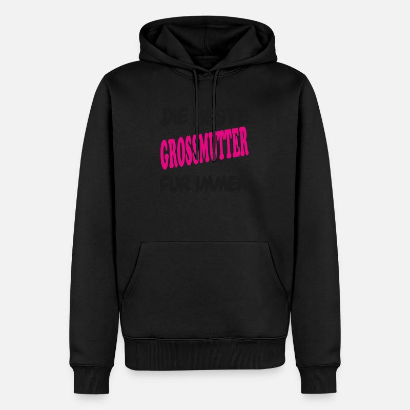 DIE BESTE GROSSMUTTER FUR IMMER - Sweat à capuche Premium bio Homme - noir