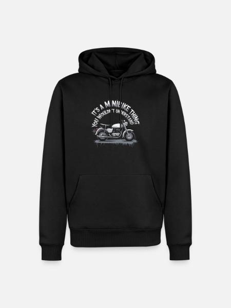 Small bikes, big fun - Men’s Premium Organic Hoodie - black