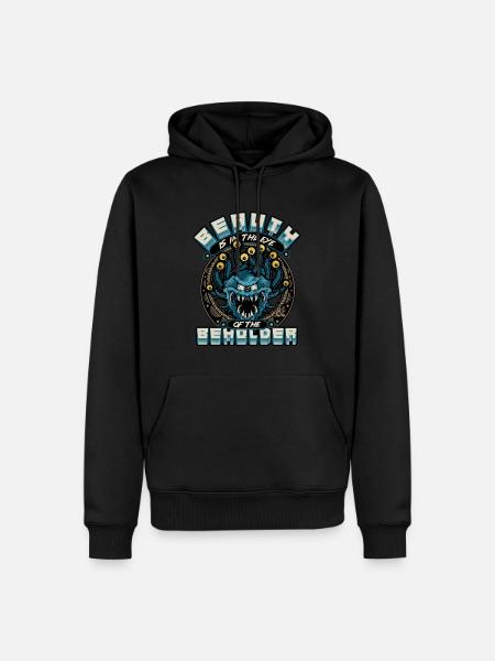 Dungeons And Dragons Beauth Is In Eye Of Beholder - Männer Premium Bio Hoodie - Schwarz