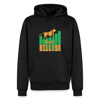 Feelin' Haussier Haussier Sentiment Haussier - Sweat à capuche Premium bio Homme - noir - Devant - Nico (187cm)