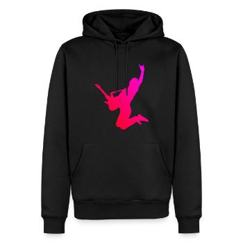 Egitarre Gitarre Guitar Herren Damen electronic gu - Männer Premium Bio Hoodie - Schwarz - Vorne - Nico (187cm)