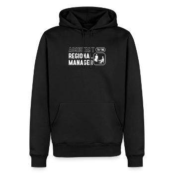 Assistant To The Regional Manager Family Matching - Männer Premium Bio Hoodie - Schwarz - Vorne - Nico (187cm)
