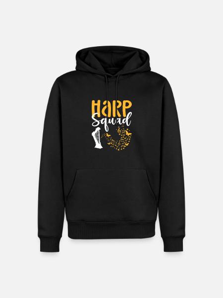 Harp group. Harpist. Harpist - Men’s Premium Organic Hoodie - black