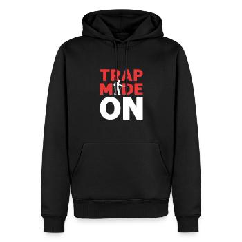 Drop mode. Exterminator. Pest control - Men’s Premium Organic Hoodie - black - Front - Nico (187cm)