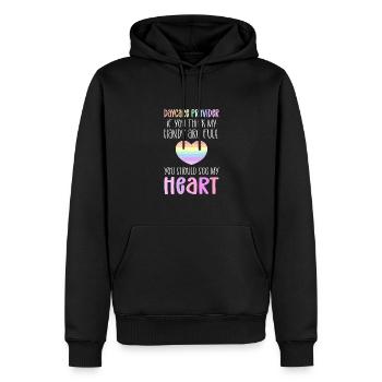 Appréciation de la garde d’enfants. Fournisseurs de - Sweat à capuche Premium bio Homme - noir - Devant - Nico (187cm)