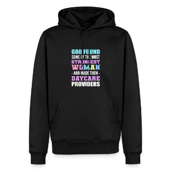 Appréciation de la garde d’enfants. Fournisseurs de - Sweat à capuche Premium bio Homme - noir - Devant - Nico (187cm)