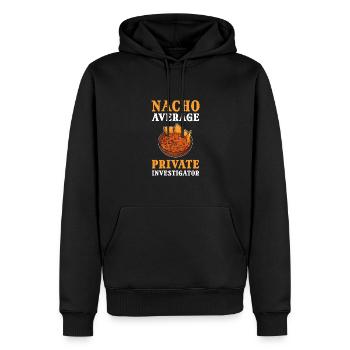 Nacho Average Privatdetektiv. Mexiko Geheimspion - Männer Premium Bio Hoodie - Schwarz - Vorne - Nico (187cm)