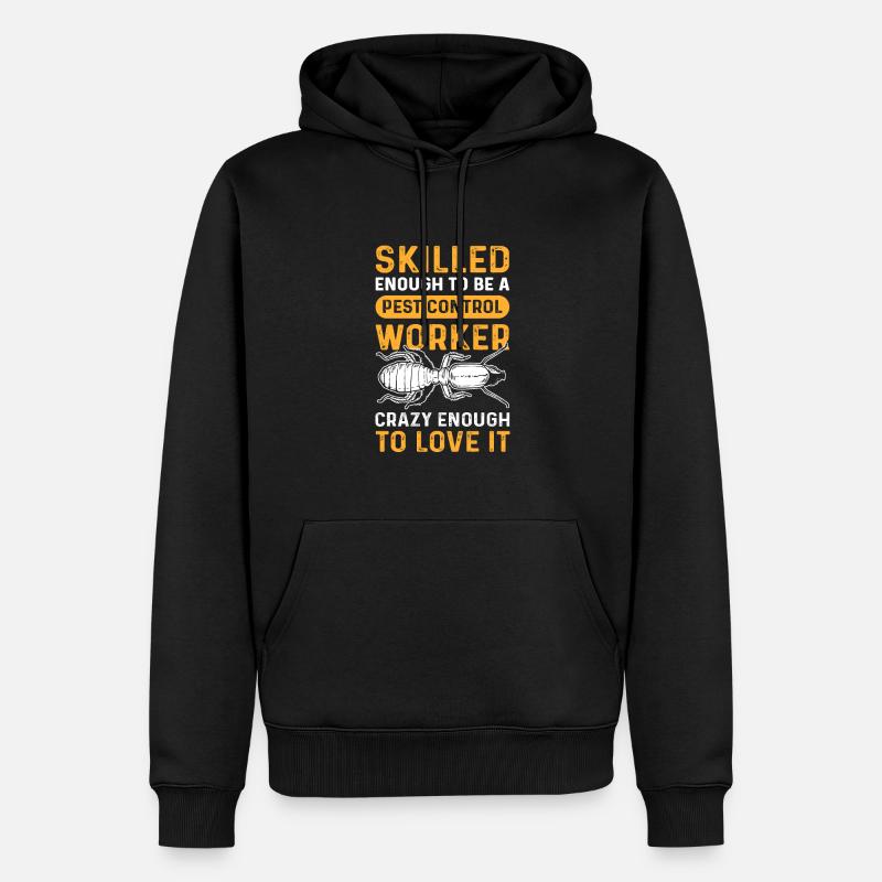 Schädlingsbekämpfungskommando. - Männer Premium Bio Hoodie - Schwarz