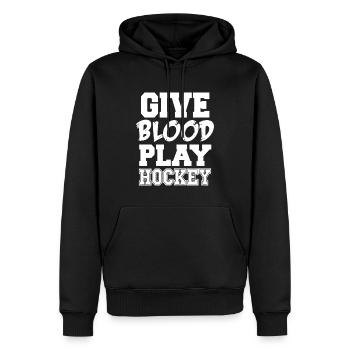 Rock Devil Monster Brave Cowboy Punk - Männer Premium Bio Hoodie - Schwarz - Vorne - Nico (187cm)