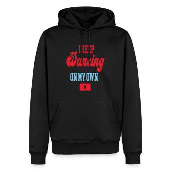 Continue à danser seul Philadelphie Philly drôle - Sweat à capuche Premium bio Homme - noir - Devant - Nico (187cm)