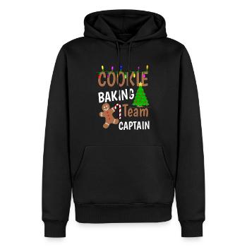 Christmas Cookie Baking Team Captain - Männer Premium Bio Hoodie - Schwarz - Vorne - Nico (187cm)