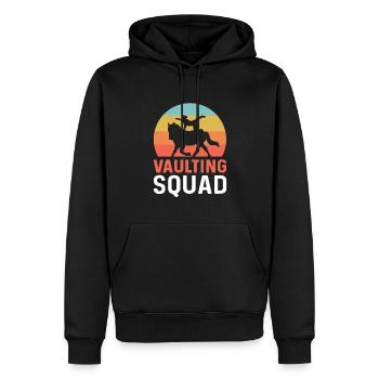 Rangsequad - Männer Premium Bio Hoodie - Schwarz - Vorne - Nico (187cm)