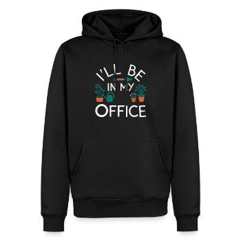 Jardinage Jardin Jardinier Plantes Fun - Sweat à capuche Premium bio Homme - noir - Devant - Nico (187cm)