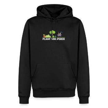 Gartenpflanzenflüsterer - Männer Premium Bio Hoodie - Schwarz - Vorne - Nico (187cm)
