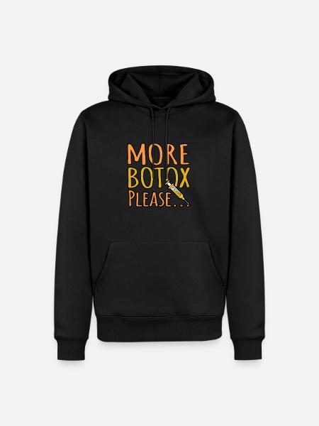 Botox - Männer Premium Bio Hoodie - Schwarz
