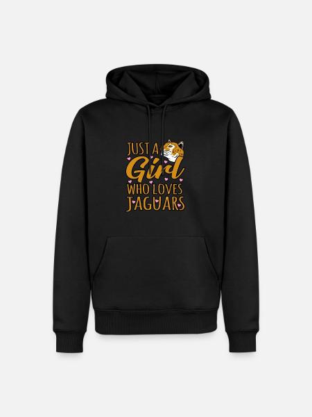 Jaguar - Männer Premium Bio Hoodie - Schwarz