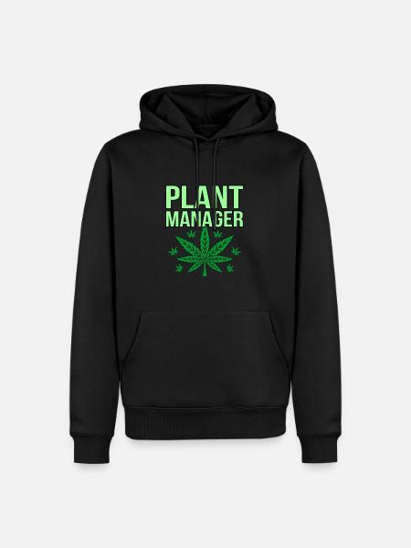 Cannabis - Men’s Premium Organic Hoodie - black