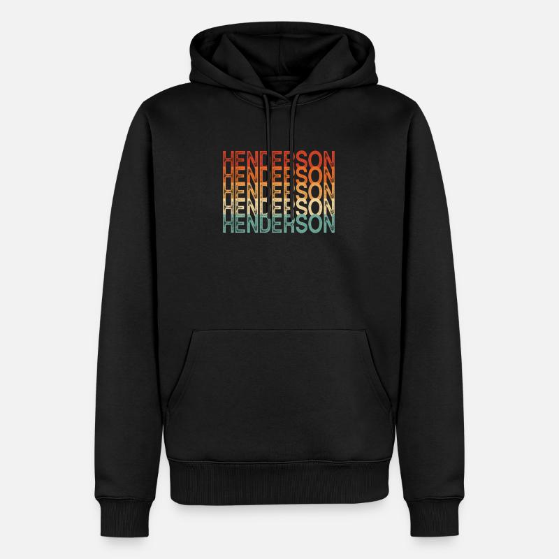 Henderson Nevada - Männer Premium Bio Hoodie - Schwarz