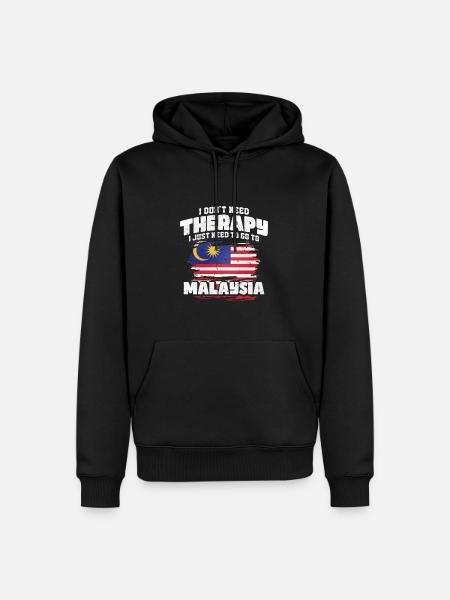 Malaysia - Men’s Premium Organic Hoodie - black