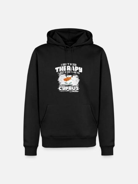 Cyprus - Men’s Premium Organic Hoodie - black
