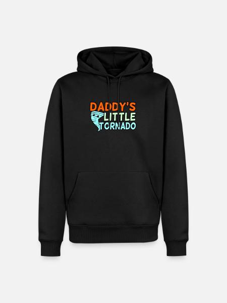 Dad's Little Tornado - Men’s Premium Organic Hoodie - black