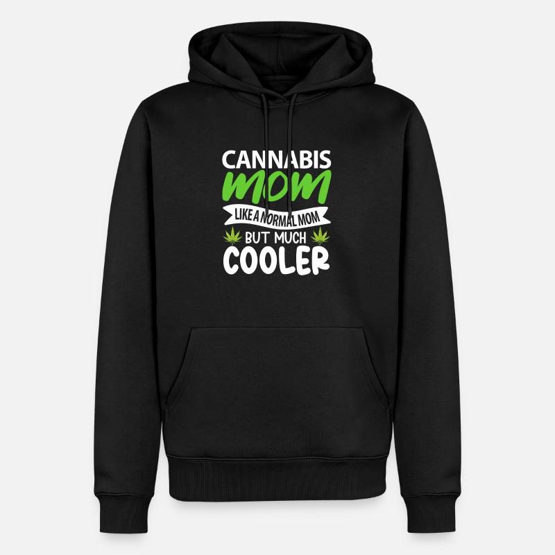Mère cannabis - Sweat à capuche Premium bio Homme - noir