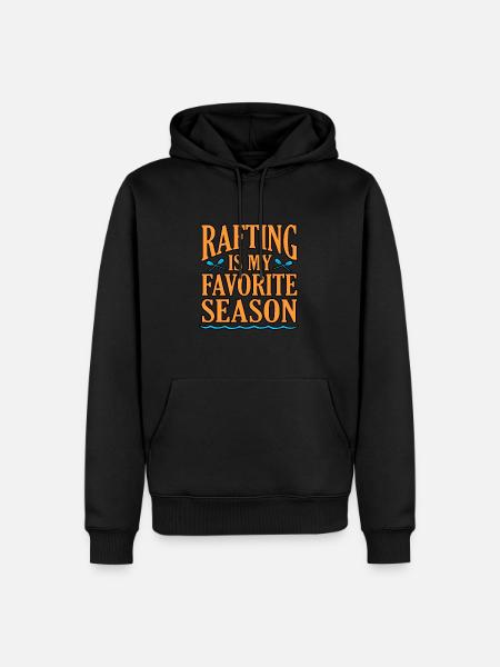 Rafting season - Men’s Premium Organic Hoodie - black