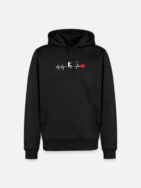 Hammer throw - Men’s Premium Organic Hoodie - black