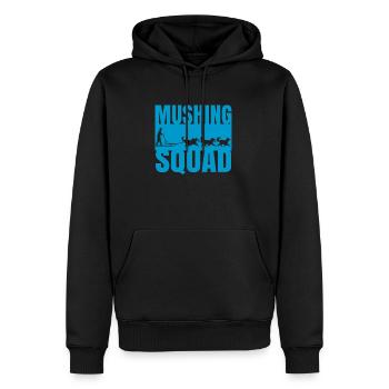 Schlittenhunderennen Schlittenhunde Geschenk - Männer Premium Bio Hoodie - Schwarz - Vorne - Nico (187cm)