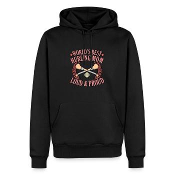 Die Weltbeste Hurling mutter - Männer Premium Bio Hoodie - Schwarz - Vorne - Nico (187cm)