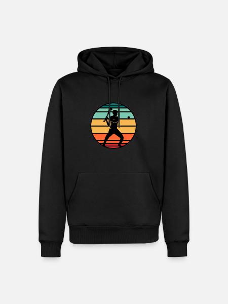 Hurling Coach Player Sports - Men’s Premium Organic Hoodie - black